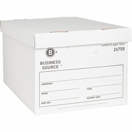 Bsn STORAGE BOXES, LETTER/LEGAL, 12X15inX10in, 12PK BSN26758